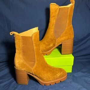 Sam Edelman- ROLLINS, BROWN SUEDE, 8.5 women QS